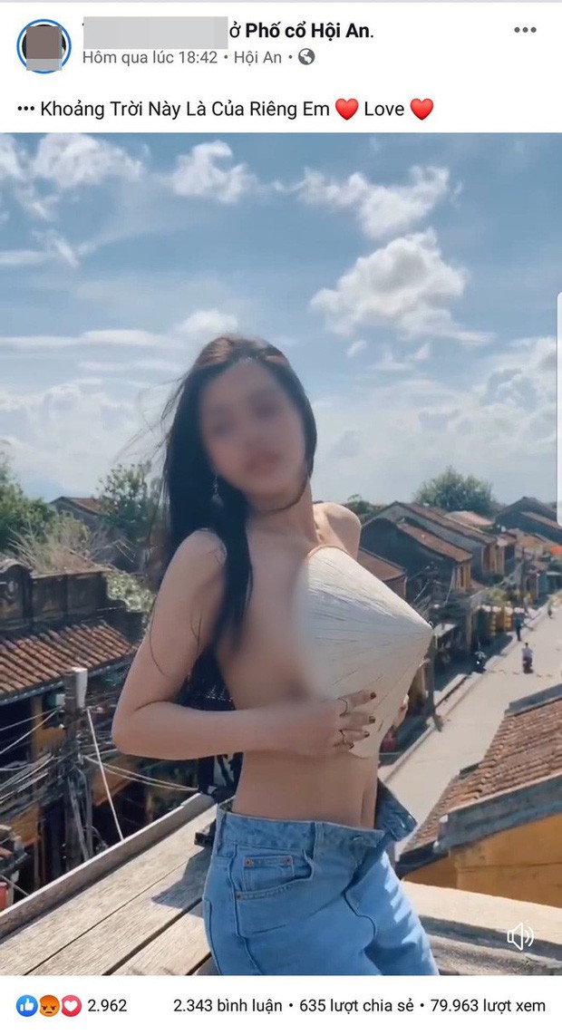 Lên tiếng xin lỗi, hot girl bán khỏa thân quay clip trên nóc quán cafe ở Hội An vẫn bị ném đá tới tấp - Ảnh 1.