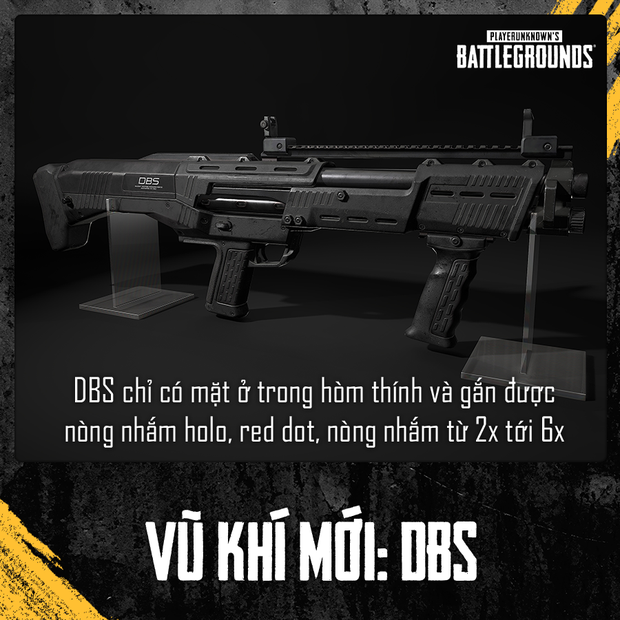 Sức mạnh khủng khiếp của DBS - Siêu vũ khí xịn nhất của PUBG nằm trong hòm thính - Ảnh 1.