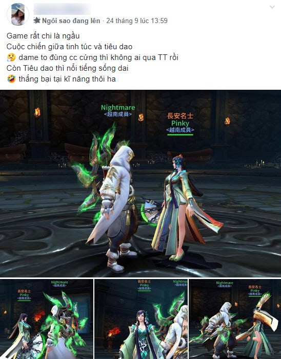 Cộng đồng Cửu Kiếm 3D nô nức khoe ảnh test game, dặn nhau “spam kênh thế giới ít thôi kẻo nước bạn... sợ” - Ảnh 9. Cộng đồng Cửu Kiếm 3D nô nức khoe ảnh test game, dặn nhau “spam kênh thế giới ít thôi kẻo nước bạn... sợ” - Ảnh 9.