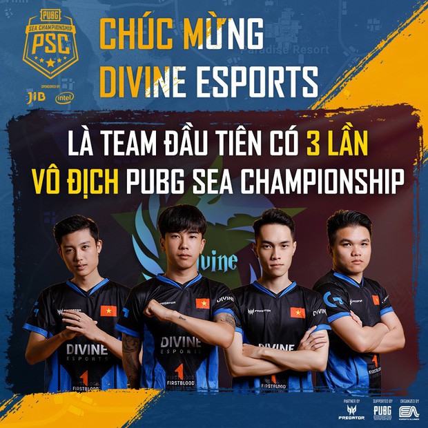 Divine Esports vô địch giải PUBG rinh tiền thưởng hơn 1 tỷ đồng, lần đầu tiên Việt Nam có 2 đội tuyển dự Chung kết thế giới tại Mỹ - Ảnh 2.