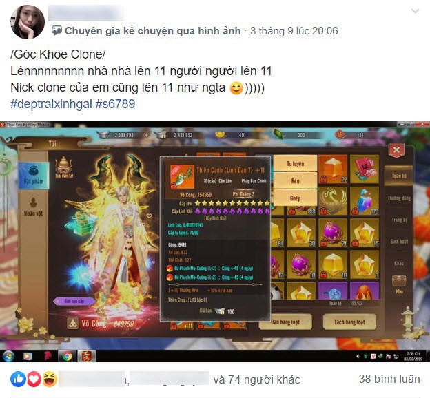 Điểm tin Thục Sơn Kỳ Hiệp Mobile tuần đầu tháng 9: Những chia sẻ của NPH về vòng ngực 1m của Đường Môn - Ảnh 6. Điểm tin Thục Sơn Kỳ Hiệp Mobile tuần đầu tháng 9: Những chia sẻ của NPH về vòng ngực 1m của Đường Môn - Ảnh 6.