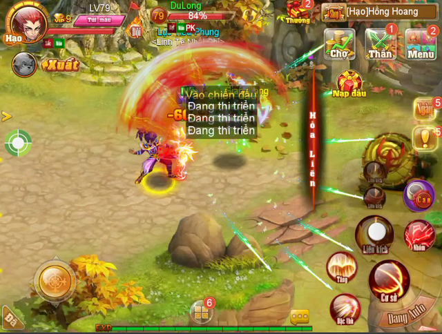Hình ảnh trong tựa game Cửu Dương Thần Công, sản phẩm do SohaGame phát hành tại Việt Nam