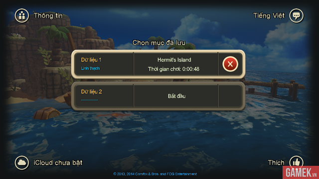 Oceanhorn - Huyền thoại RPG một thời xuất hiện ảnh Việt hóa