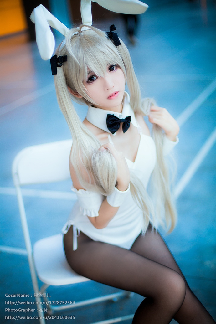 Cosplay Thỏ Ngọc đẹp miên man trong Yosuga no Sora 12