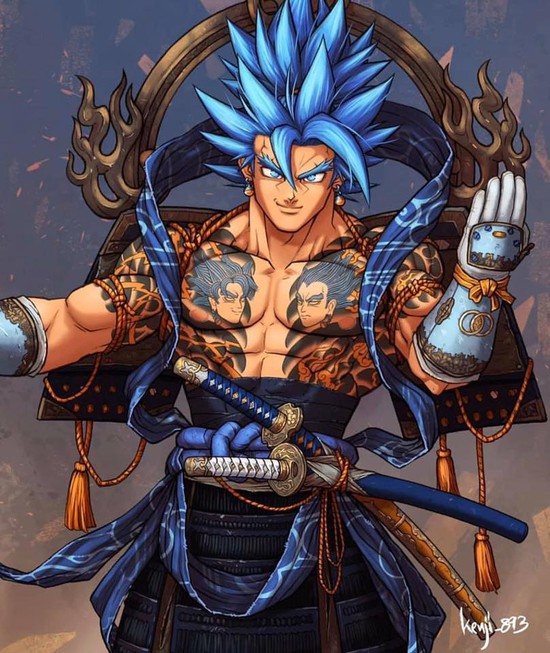 Dragon Ball: Goku và đồng bọn ngầu như trái bầu khi xuất hiện trong trang phục Samurai Nhật Bản - Ảnh 4.