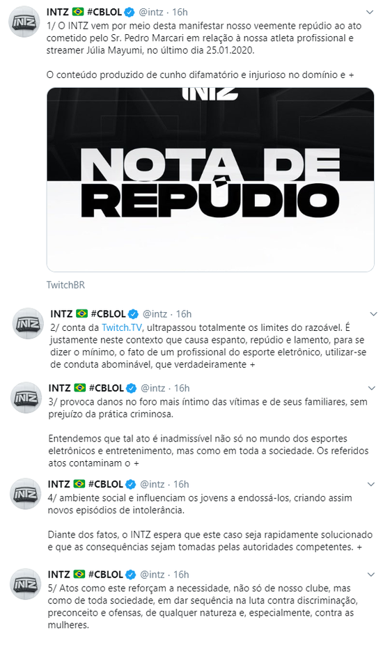 Bôi nhọ nữ tuyển thủ Mayumi bằng ngôn từ tục tĩu, game thủ LMHT chuyên nghiệp Brazil dính phốt khẩu nghiệp đầu năm - Ảnh 4.