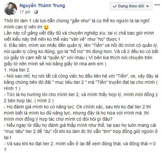 LMHT: Trung Vladimir chỉ trích công ty cũ không làm gì vẫn đòi chia đôi lợi nhuận, Quản lý SBTC cũng lên tiếng - Ảnh 2.