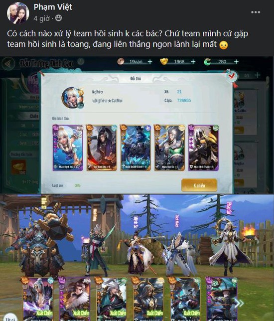 Tưởng đùa mà thật! Team siêu hồi sinh chính thức được build trong Nghịch Mệnh Sư, khỏe đến nỗi nạn nhân phải... cầu cứu cả cộng đồng - Ảnh 4.