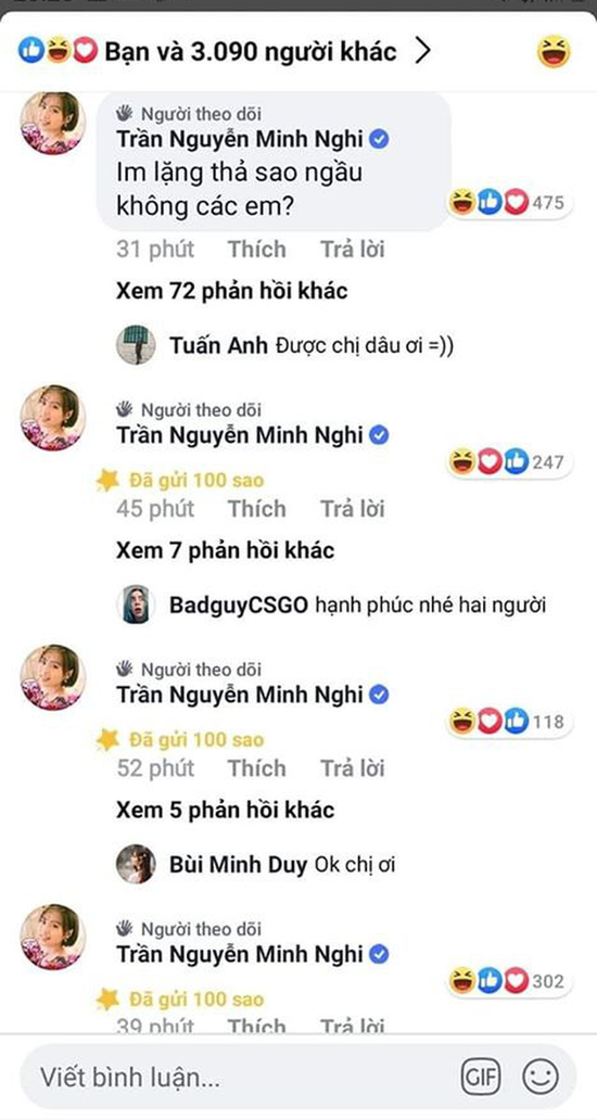 Bị dân mạng ship nhiệt tình với Bomman, MC Minh Nghi chủ động tấn công, sang tận kênh của đối tác để thả sao donate cho ngầu trong ngày Valentine - Ảnh 3.