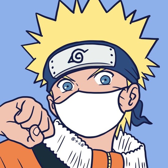 Từ Conan tới Naruto, dàn nhân vật nổi tiếng trong thế giới anime rủ nhau đeo đồng phục khẩu trang - Ảnh 3.