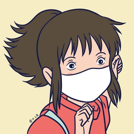 Từ Conan tới Naruto, dàn nhân vật nổi tiếng trong thế giới anime rủ nhau đeo đồng phục khẩu trang - Ảnh 9.