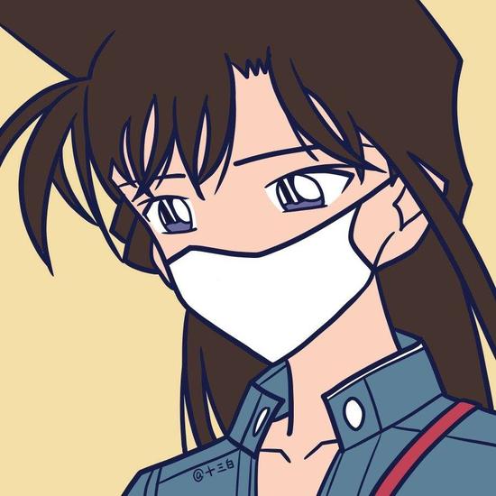 Từ Conan tới Naruto, dàn nhân vật nổi tiếng trong thế giới anime rủ nhau đeo đồng phục khẩu trang - Ảnh 23.