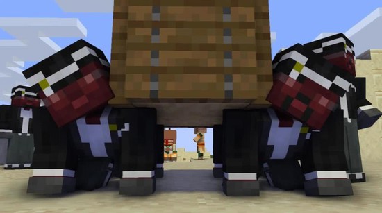 Game thủ tạo “anh da đen khiêng hòm” trong Minecraft và hình ảnh nhận được vô cùng kinh dị, khuyến cáo không dành cho trẻ em dưới 12 tuổi - Ảnh 2.