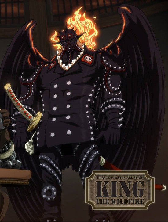 One Piece: Vì sở hữu một thanh kiếm bị nguyền rủa nên King Hỏa Hoạn phải đeo mặt nạ suốt cuộc đời? - Ảnh 3.