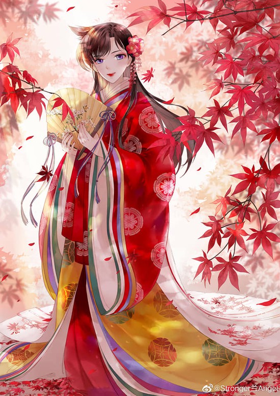 Thám Tử lừng danh Conan: Người yêu Shinichi hóa mỹ nhân cổ trang đẹp thoát tục trong loạt ảnh fan art - Ảnh 1.