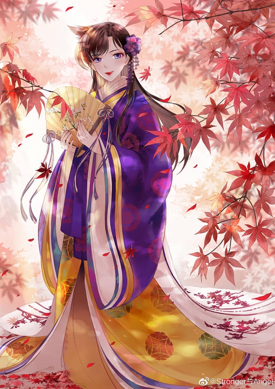 Thám Tử lừng danh Conan: Người yêu Shinichi hóa mỹ nhân cổ trang đẹp thoát tục trong loạt ảnh fan art - Ảnh 5.
