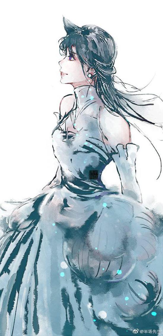 Thám Tử lừng danh Conan: Người yêu Shinichi hóa mỹ nhân cổ trang đẹp thoát tục trong loạt ảnh fan art - Ảnh 11.
