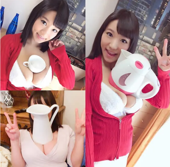 Mỹ nhân 18+ khoe khả năng bưng đồ bằng gò bồng đào siêu to khổng lồ, fan rần rần vào khen ngợi - Ảnh 4.