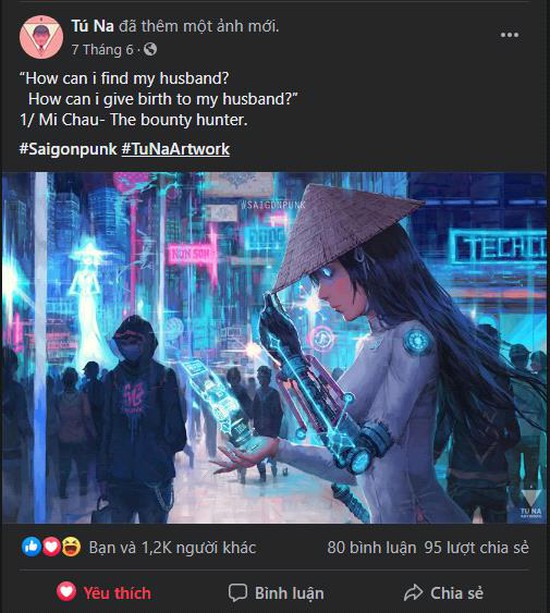 Chiêm ngưỡng thế giới giả tưởng của Việt Nam trong tương lai, đẹp không kém gì Cyberpunk 2077 - Ảnh 4.
