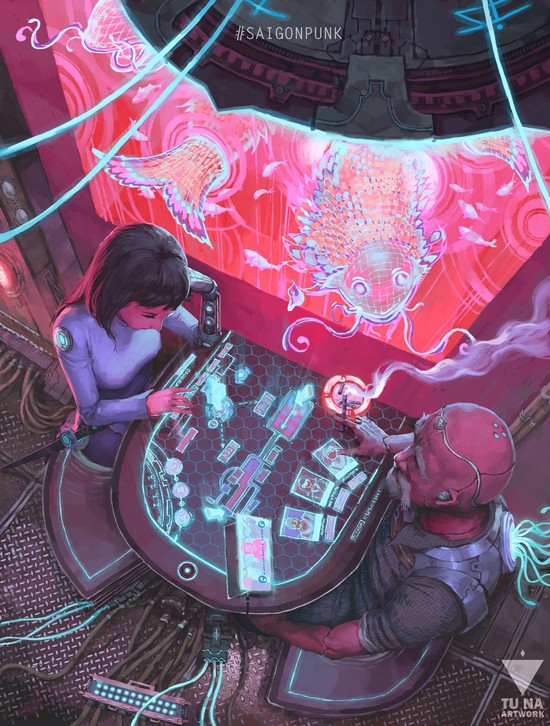Chiêm ngưỡng thế giới giả tưởng của Việt Nam trong tương lai, đẹp không kém gì Cyberpunk 2077 - Ảnh 6.