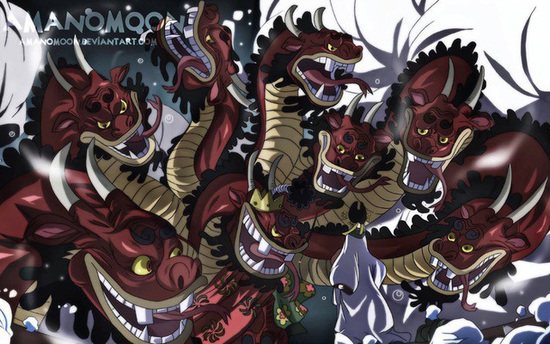 Hình ảnh mới nhất One Piece 985: Bị Kaido chém cụt đầu, trái ác quỷ liệu có giúp Orochi thoát chết? - Ảnh 2.