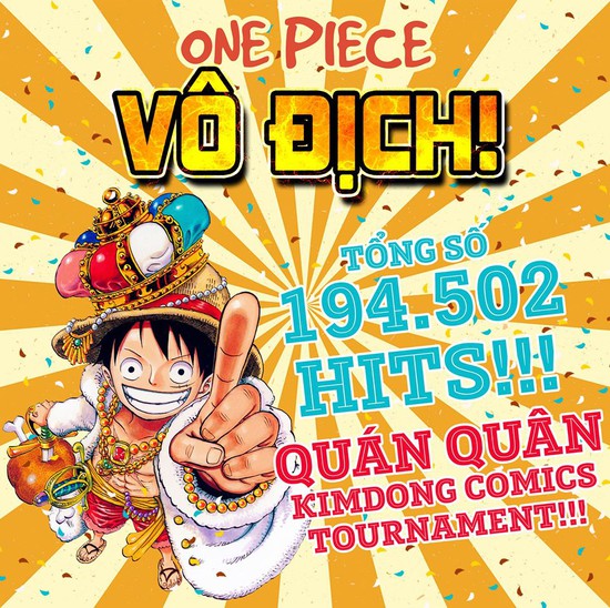 Vượt qua Conan, Doraemon và Naruto, One Piece giành ngôi vị quán quân trong cuộc thi do Kim Đồng tổ chức - Ảnh 1.