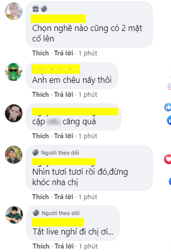Bị anti-fan bình luận khiếm nhã, nữ streamer 2001 khóc òa trên sóng: “Các ông quá đáng vừa thôi” - Ảnh 3.