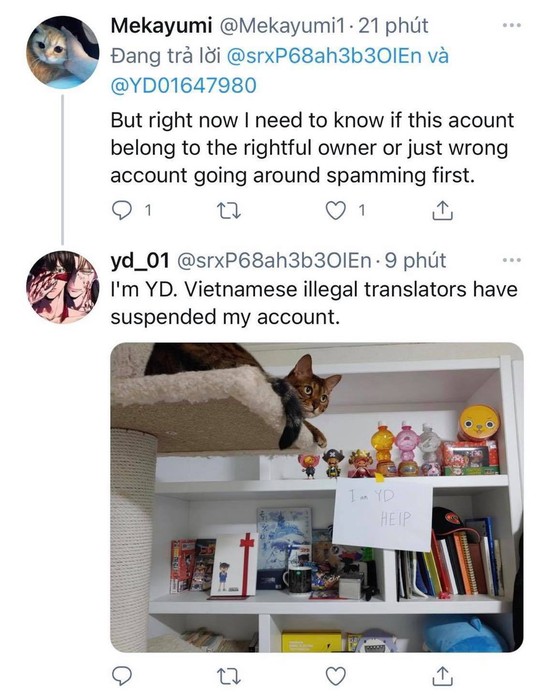 Vừa tuyên bố khởi kiện nhóm dịch lậu Việt Nam, tác giả webtoon 18+ lập tức bị... report bay tài khoản MXH - Ảnh 3.