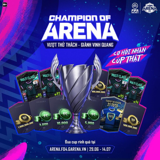 Champion of Arena: Đấu đường danh giá nhất của FIFA Online 4 - Ảnh 1.