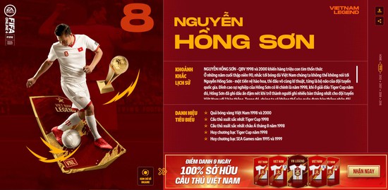 Hồng Sơn và các huyền thoại bóng đá Việt Nam bất ngờ xuất hiện trong FIFA Online 4 - Ảnh 2.