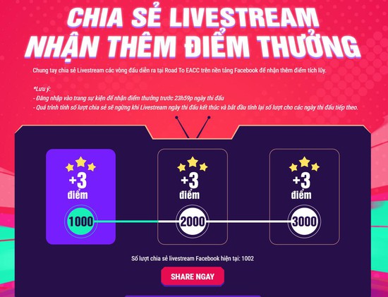 Đồng hành cùng ROAD TO EACC: Nhận quà, đua top cực dễ dàng cùng đội tuyển yêu thích - Ảnh 7.