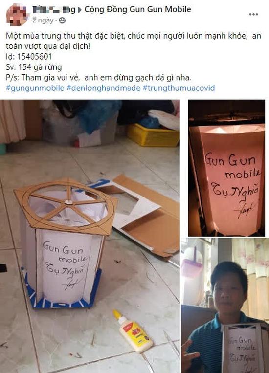 Gamer Gun Gun Mobile rủ nhau tự làm đèn lồng chơi Trung Thu mùa dịch: Quá sức sáng tạo, đến khẩu trang, bình nước... cũng không tha - Ảnh 7.