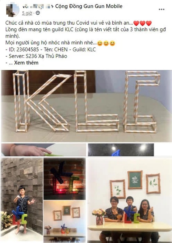 Gamer Gun Gun Mobile rủ nhau tự làm đèn lồng chơi Trung Thu mùa dịch: Quá sức sáng tạo, đến khẩu trang, bình nước... cũng không tha - Ảnh 18.