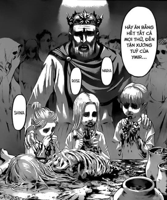 Chứng kiến Thủy Tổ Ymir bị ăn tươi nuốt sống, các fan Attack on Titan lại bán than câu nói nổi tiếng của tác giả - Ảnh 3.