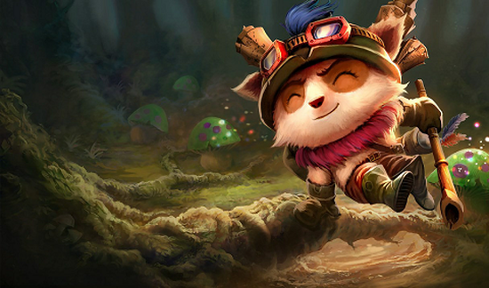 Teemo là vị tướng vô cùng đặc beiejt của LMHT - nguồn: League of Legends