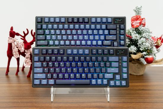 Trên tay bàn phím cơ E-DRA EK375 Pro: Nhỏ gọn thời trang, tích hợp màn hình tiện dụng- Ảnh 2.