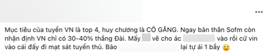 Bởi lẽ, khán giả VCS đã chuẩn bị tinh thần