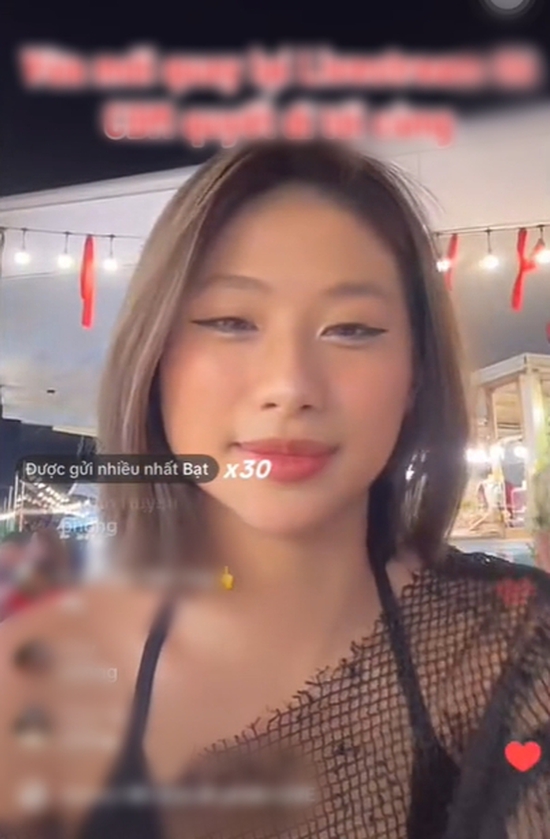 Louis Phạm livestream trở lại sau ồn ào "phông bạt", hàng loạt người vô thả 2 chữ, thái độ của hot girl mới kì lạ- Ảnh 1.