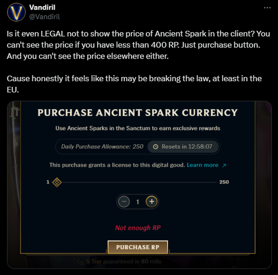 Hình thức gacha của Riot tiếp tục bị cộng đồng mạng chê tơi tả, so sánh với Genshin Impact- Ảnh 3.