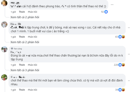 Lộn xộn trên sân pickleball, cô gái bị bóng trúng mặt, giận dỗi 