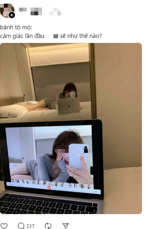 Gái xinh "câu view" bất chấp khi đăng đàn hỏi chuyện 18+ công khai trên nền tảng MXH mới?- Ảnh 1.