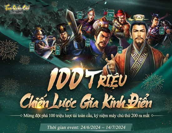 Đột phá 100 triệu lượt tải, Tam Quốc Chí - Chiến Lược nhận được mưa lời khen và chúc phúc từ game thủ toàn cầu- Ảnh 1.