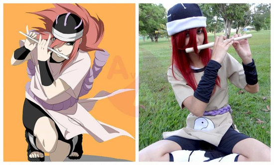 Cosplay of Tayuya.