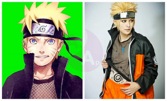 Cosplay of Naruto.