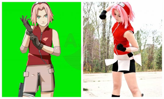 Cosplay of Sakura.