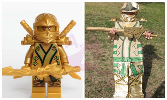 Golden Ninja cosplay