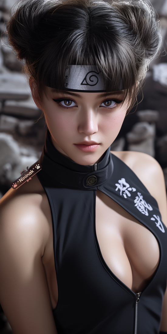 Ngỡ ngàng vẻ đẹp đời thực của các nữ ninja Naruto do AI "nhào nặn"- Ảnh 8.