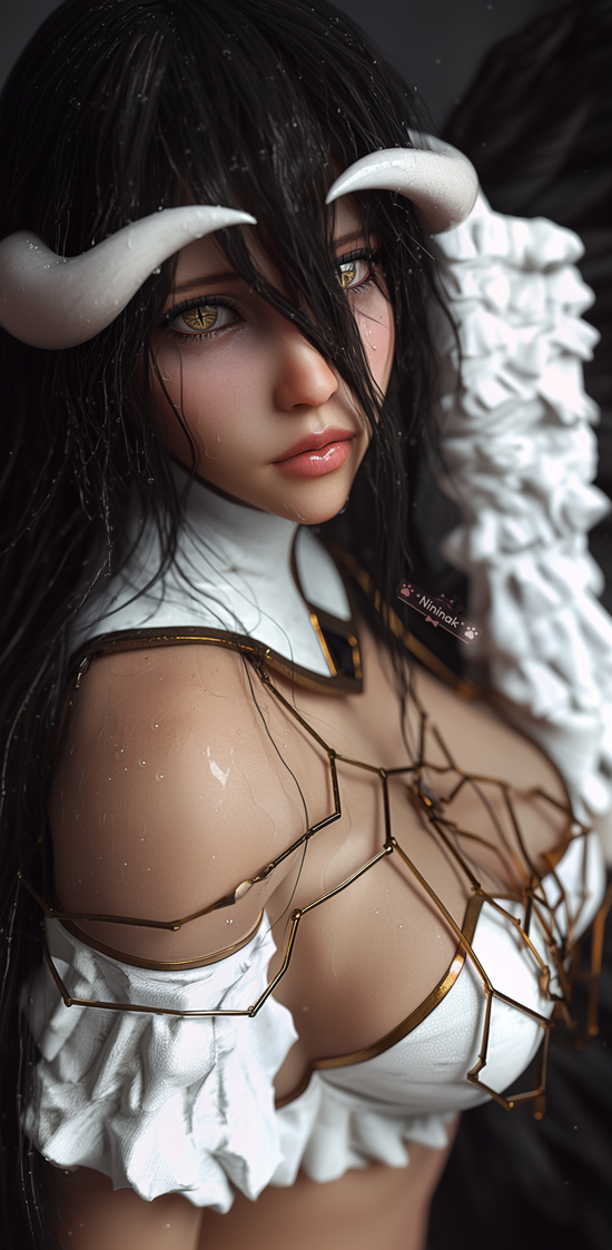 Overlord: AI thổi bùng vẻ đẹp của Albedo, khiến fan "tan chảy" với phiên bản nóng bỏng không tưởng- Ảnh 8.