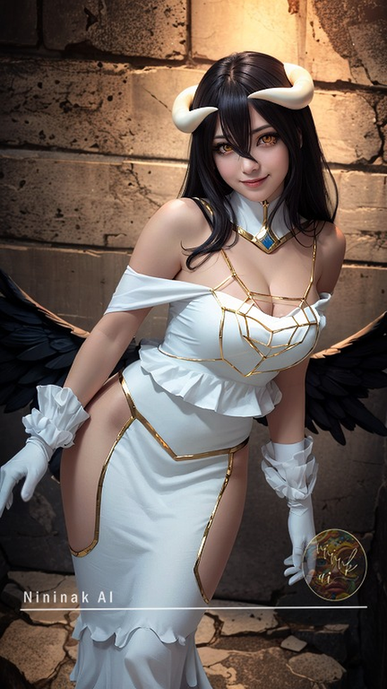 Overlord: AI thổi bùng vẻ đẹp của Albedo, khiến fan "tan chảy" với phiên bản nóng bỏng không tưởng- Ảnh 7.