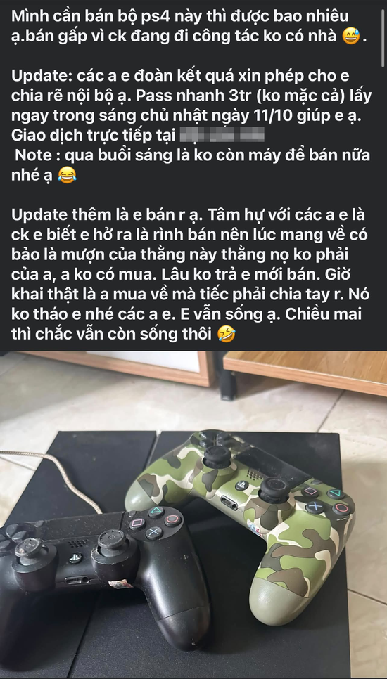Tự ý bán PS4 của chồng, hành động của cô vợ khiến cộng đồng game thủ "dậy sóng"- Ảnh 1.